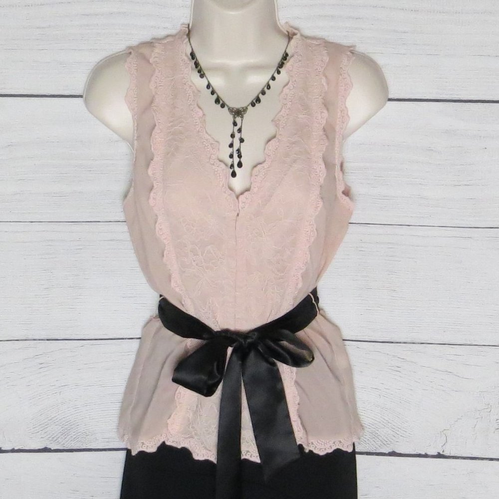 Bebe Blush Sleeveless Top